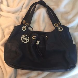 Navy Blue Michael Kors Purse